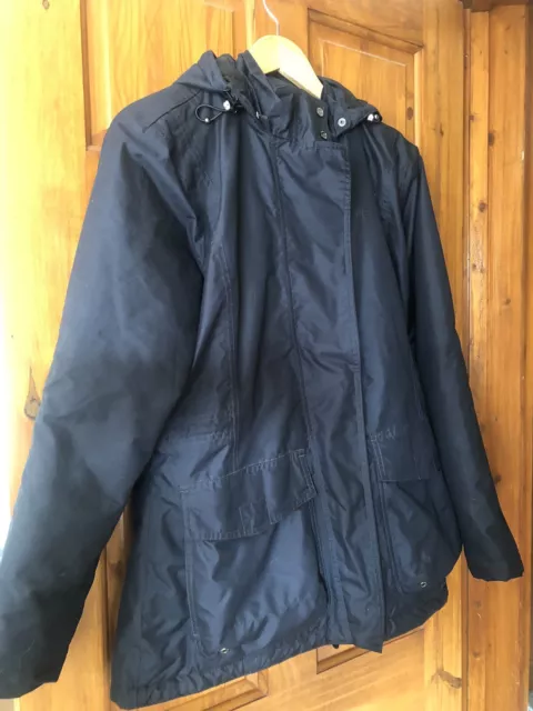 Premier Equine Ladies Cascata Waterproof Jacket Navy Size 12 RRP £100