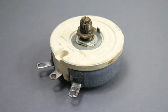 Vintage HH Rheostat H-50 250 Ohms .448A 50W Watt Ceramic Rotary Potentiometer 2