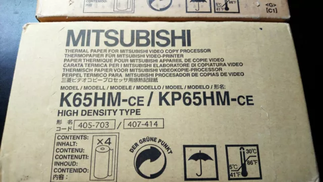 Mitsubishi K65HM/KP65HM haute densité papier pour série P-90 Imprimante 2 boites