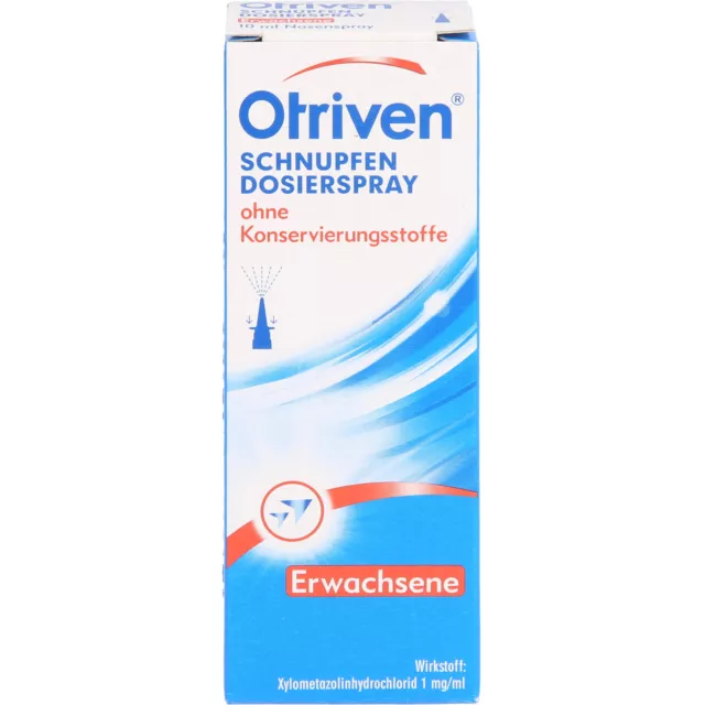 Otriven 0,1 % ohne Konservierungsstoffe Dosierspray, 10 ml Lösung 8444541