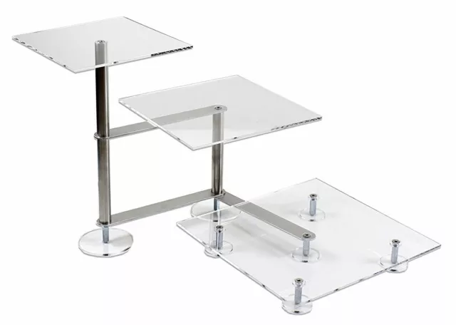 Tortenetagere Plexiglas Hochzeit Hochzeitstortenständer Treppe Acryl Eckig