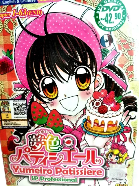 DVD Yumeiro Patissiere TV 1-63 End English Subtitles All REgion +TRACK Shipping