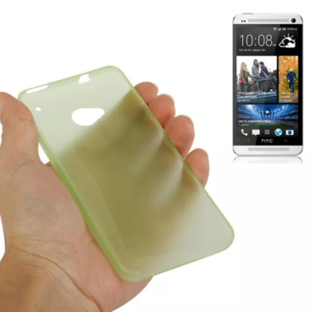 Coque / Étui de Portable Coque pour Téléphone Portable HTC Un M7 Vert Neuf