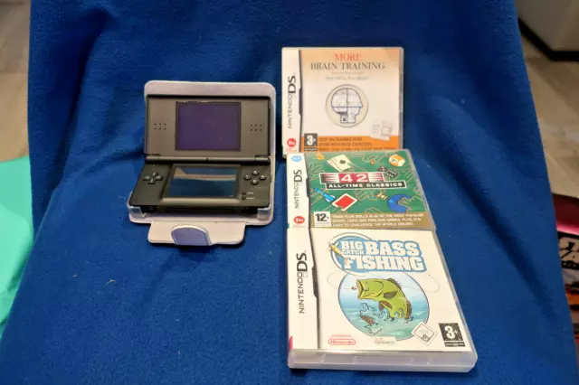 Nintendo DSi XL Console Grey/Charcoal With big case