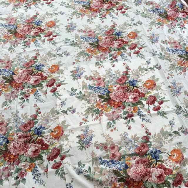 VTG Ralph Lauren QUEEN Duvet Cover Floral 100% cotton South Hampton beach house