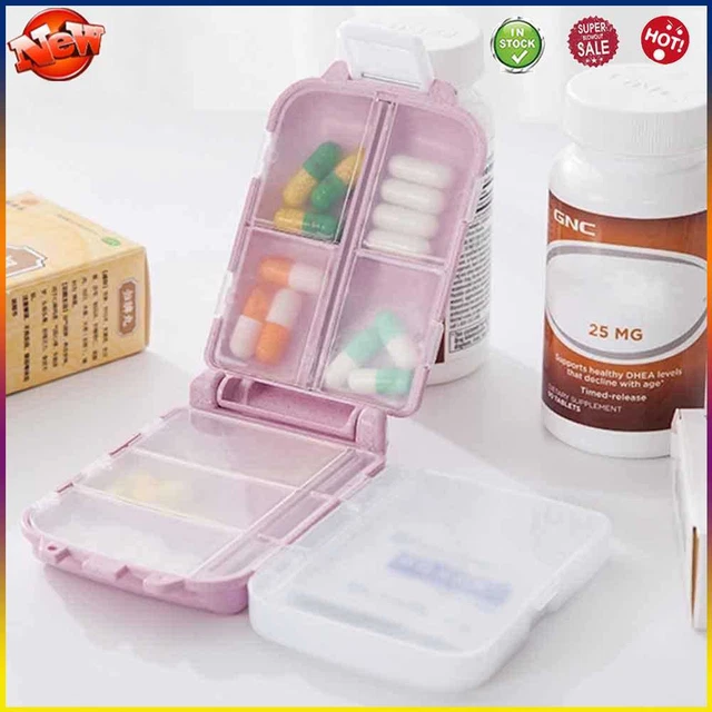 Nuovo dispenser 3 strati scatola pillole tablet custodia organizzatore medicina portatile da viaggio su
