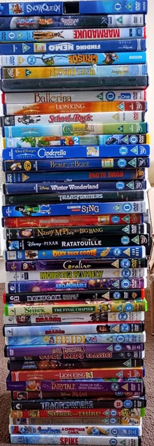 41 X DVD Bundle Children's Kids Family Film Movies Disney Universal $53 ...