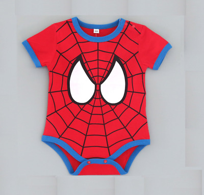 Halloween Spider-Man Baby Boys Bodysuit Newborn Infant Marvel Avengers DC Comics