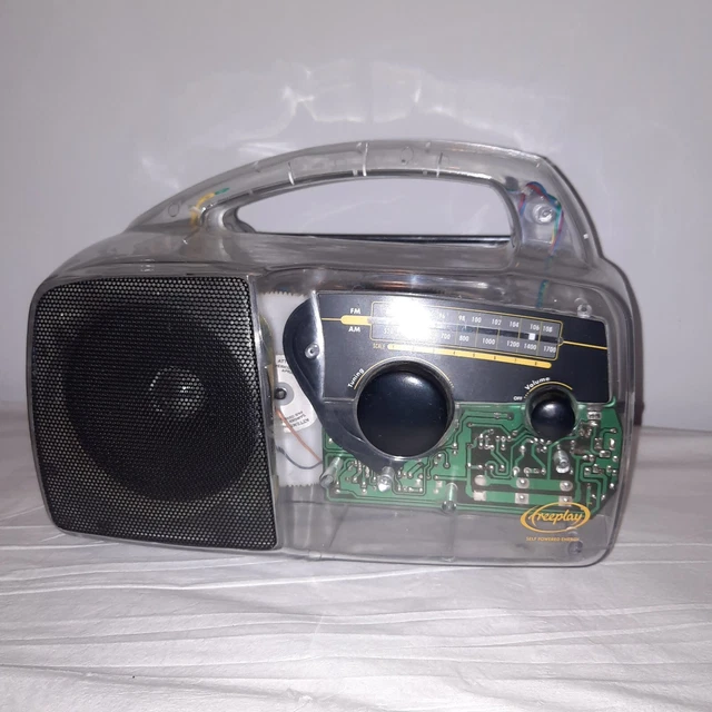 Clear FREEPLAY SELF POWERED transparent RADIO