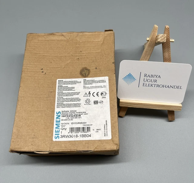 Siemens 3RW3018-1BB04 SIRIUS Softstarter 3RW3 018-1BB04