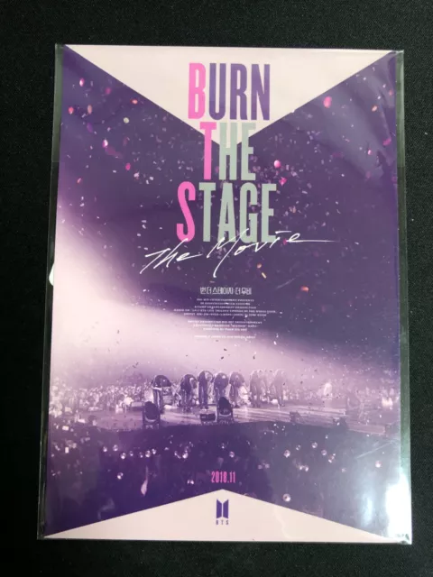 BTS Bantang BURN THE STAGE Movie Official Postcard Authentic Limited Edition
