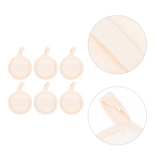 6 pièces Coussinets faciaux réutilisables Chiffon démaquillant