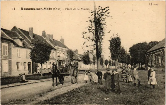 CPA RESONS-sur-MATZ - Place de la Mairie (259464)