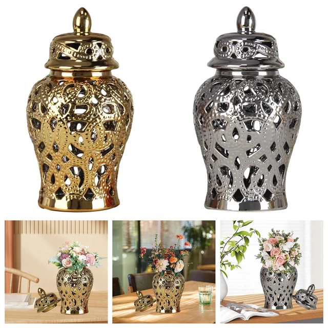 Pot à gingembre en céramique avec couvercle, rangement