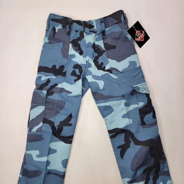 Nuevos Pantalones Tru-Spec Juventud Azul Urbano Invierno Camuflados Talla 4 Nuevos con Etiquetas