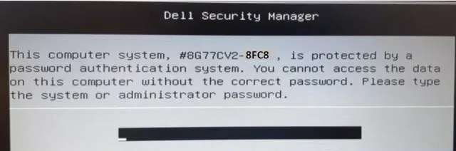 Read First!!! Dell Bios Password Unlock Reset Service for Service Tag end 8FC8