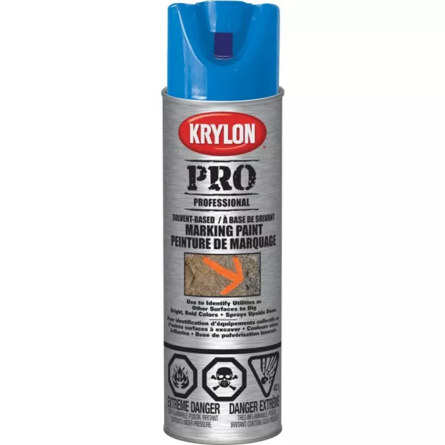 Professional Solvent-Based Marking Spray Paint - Blue, 482 g