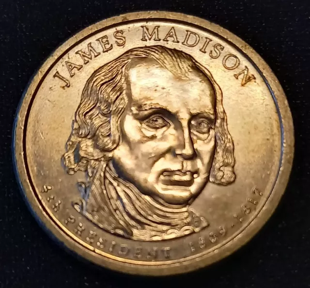 2007 P "Presidential Dollar" James Madison - 4th President - XF/BU