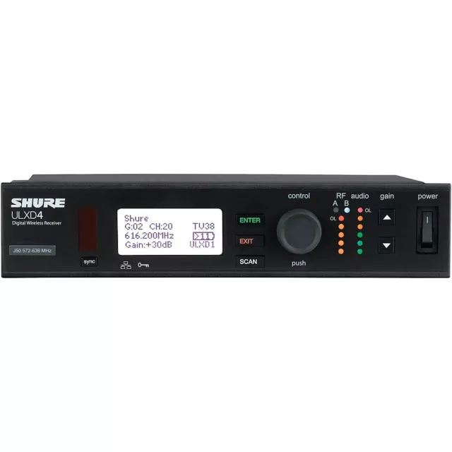 Shure ULXD4 Digital Wireless Receiver Band G50