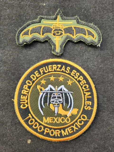 OFFICIAL MEXICO MEXICAN FLAG FEDERAL UNIFORM PATCH FIREFIGHTER