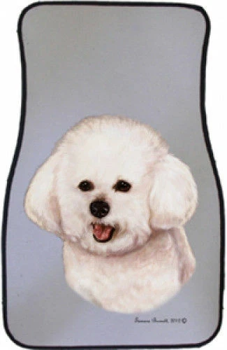 Bichon Frise Car Floor Mats Pair (TB) 36037