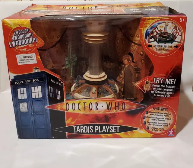 Doctor Who Tardis Playset BBC Electronic Lights & Sounds New In Box RARE