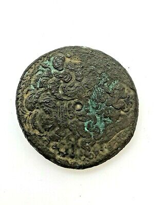 Rare Ancient Ptolemaic Bronze Coin - Zeus-Ammon - RRPC90