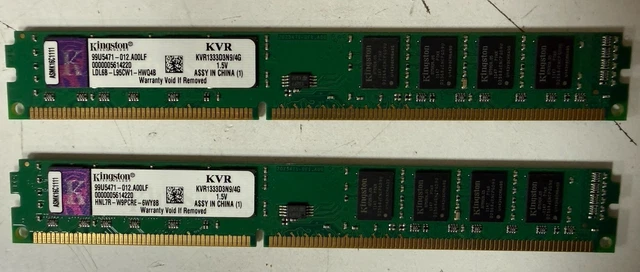 Mémoire RAM 2GB DDR3 SODIMM PC3-8500 (1066MHz) - Compatible Kingston KVR1066D3S8S7/2G - Neuf