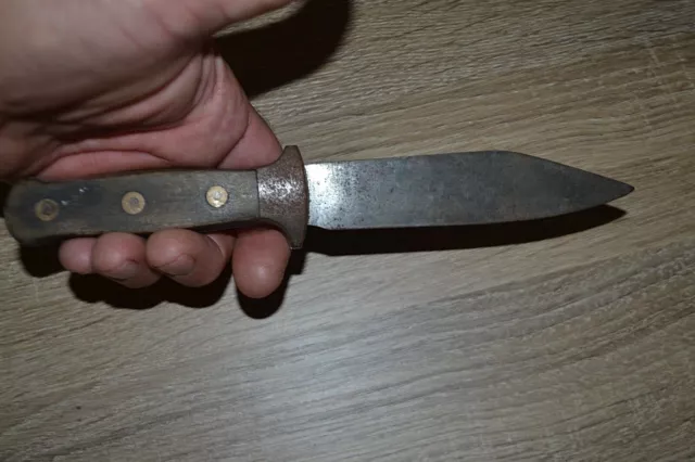 9 rivets laiton à frapper Ø 8,5mm manche couteau ancien coutellerie  restauration