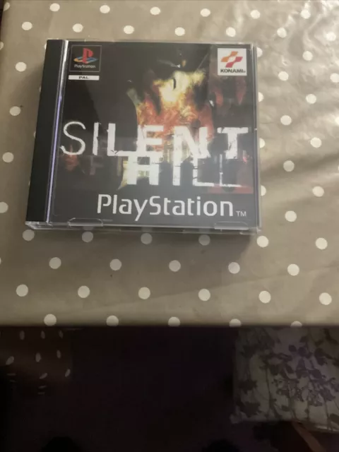 - Silent Hill 1 PS1 scatola di ricambio anteriore posteriore PAL custodia arte inserto solo cover