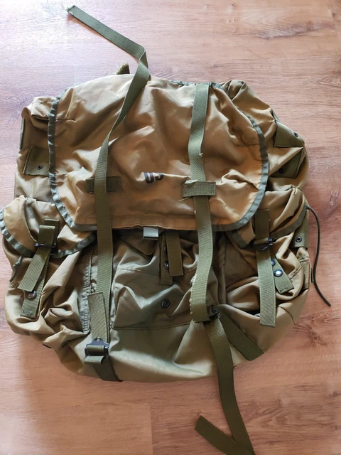US Military ALICE Combat Field Pack - LARGE - Complete With Frame, Straps & Belt (Used)