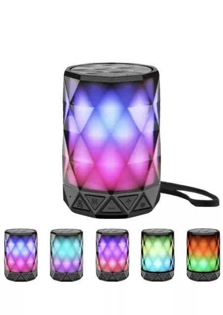 Portable Bluetooth speaker With Changing Lights