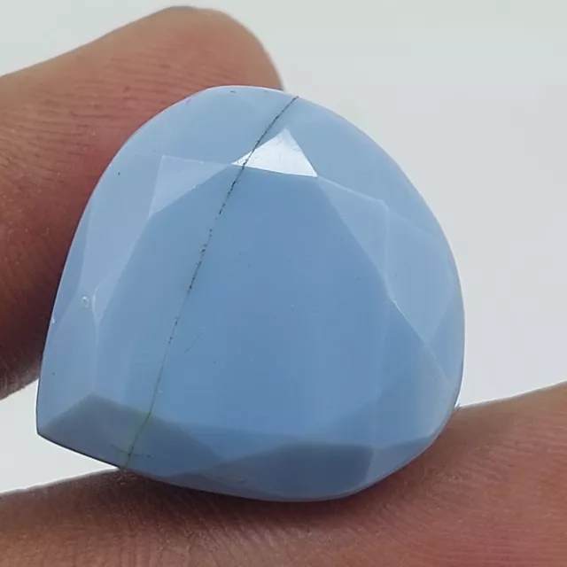 35,85 ct pierre précieuse en vrac coupe poire bleue australienne naturelle