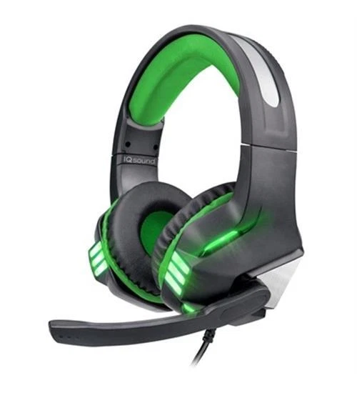 NEW IQ Sound IQ-480G Gaming Headset - Stereo Mini-phone 3.5mm Wired 32 Ohm 30 Hz