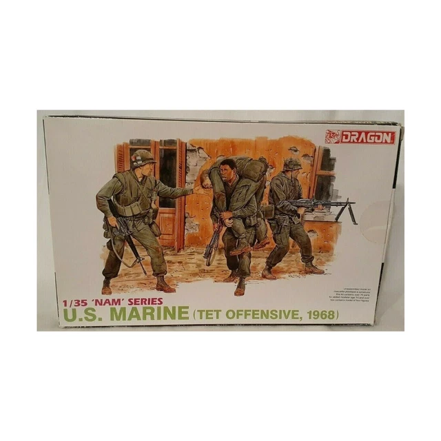 Dragon Models Vietnam 1:35 US Marine - TET Offensive, 1968 New