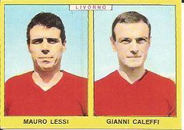 FIGURINA CALCIATORI PANINI 1966-67-LIVORNO-CALEFFI 