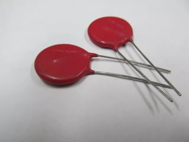 V130LA20B 325V 6.5kA Metal Oxide Varistor MOV 20mm Littelfuse NOS (2 pcs)