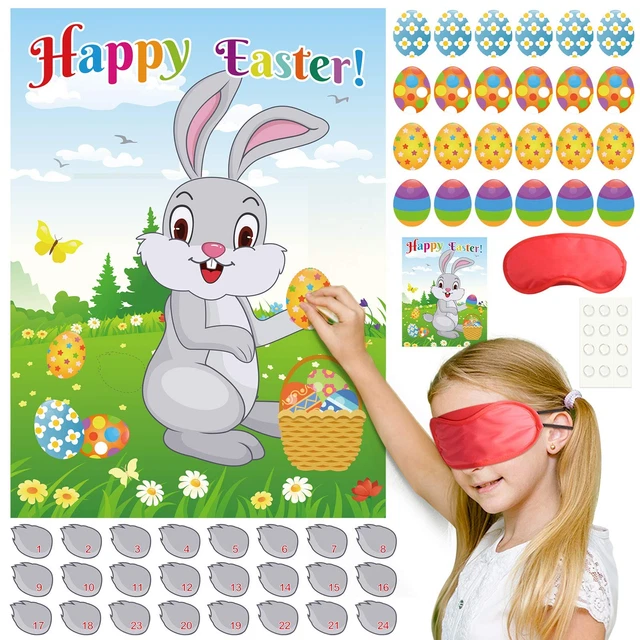 Stencil Pasqua 8 Pezzi - Per Pittura, Decorazioni Fai Da Te Bambini