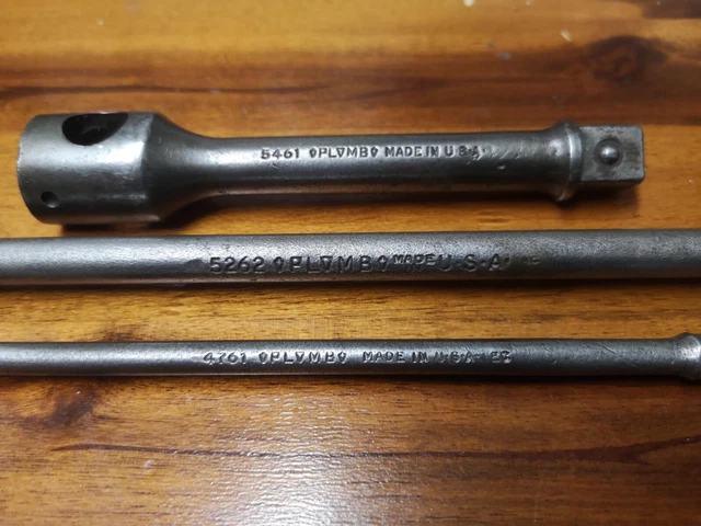 Vintage PLOMB Socket Extensions Set Of 3