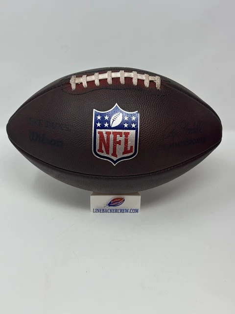 Game Prepped Wilson The Duke Official Leather NFL Game Football
