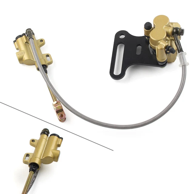 REAR HYDRAULIC MASTER Cylinder Brake Caliper Pad Assembly for Dirt bike