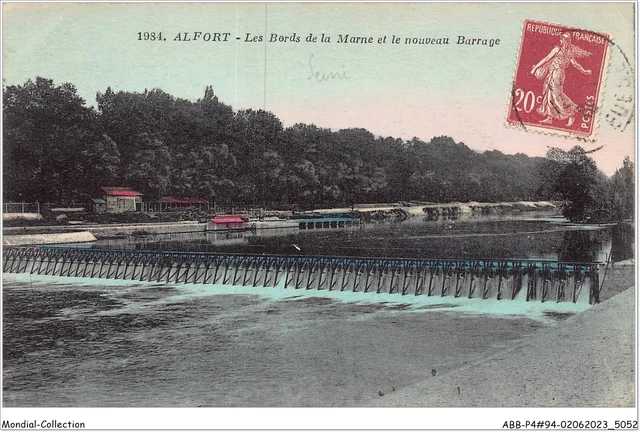 ABBP4-94-0294 - ALFORT - les bords de marne et le nouveau barrage