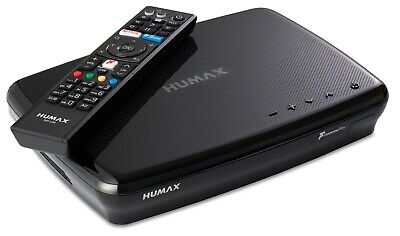 HUMAX FVP-5000T 500GB Freeview HDD giocare Registratore Smart Tv con sintonizzatori HD-NERO 