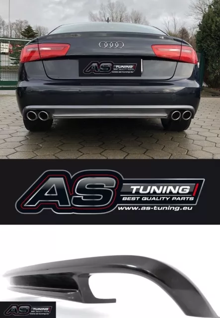 Approche arrière spoiler tuning diffuseur brillant pour Audi A6 C7 (4G)  HA227-G