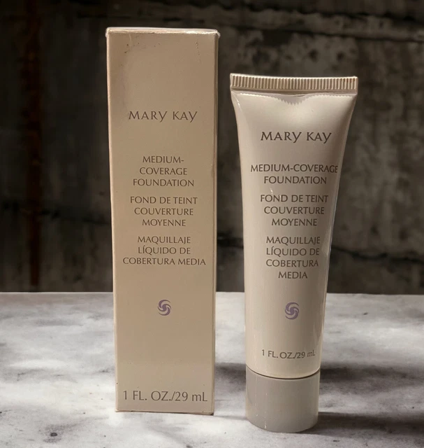 Base de cobertura mediana Mary Kay beige 304 tapa normal/gris aceitoso #042004