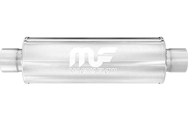 MagnaFlow Muffler Stainless Steel 18X4X4 2.5X2.5 Center/Center