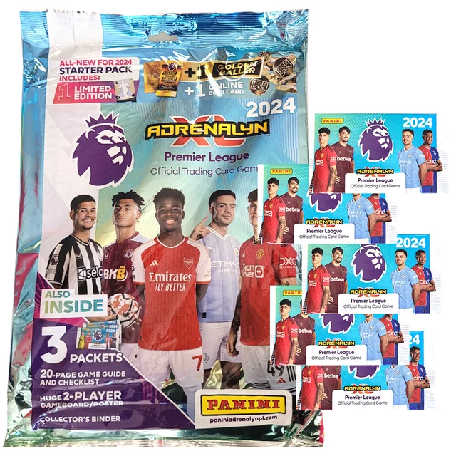Carte collezionabili Premier League Adrenalyn XL 2023/24 - 1 avviatore + 5 booster