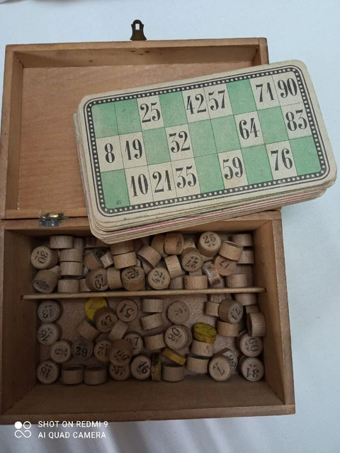 Ancien Jeu De Loto En Bois – France – Tous âges – Occasion