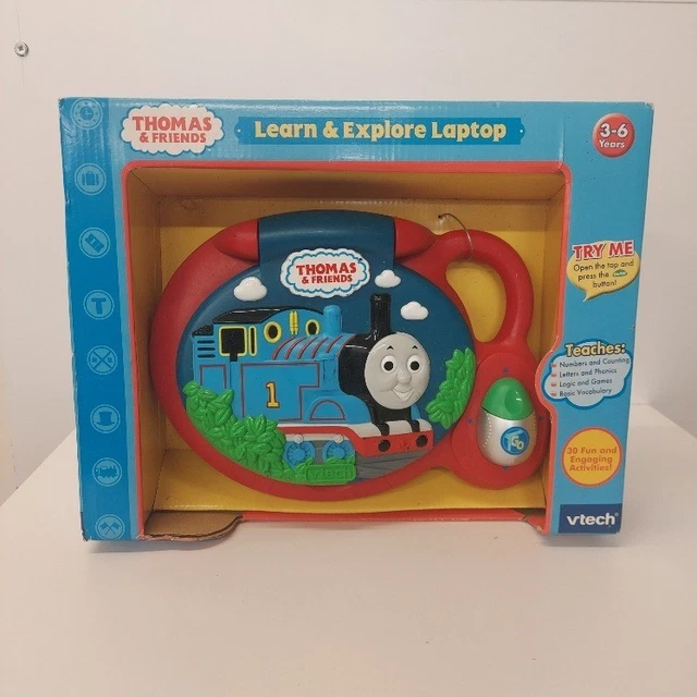 VTECH THOMAS & Friends Learn & Explore Laptop Bnib 3-6 Years - Cg N43 £ ...