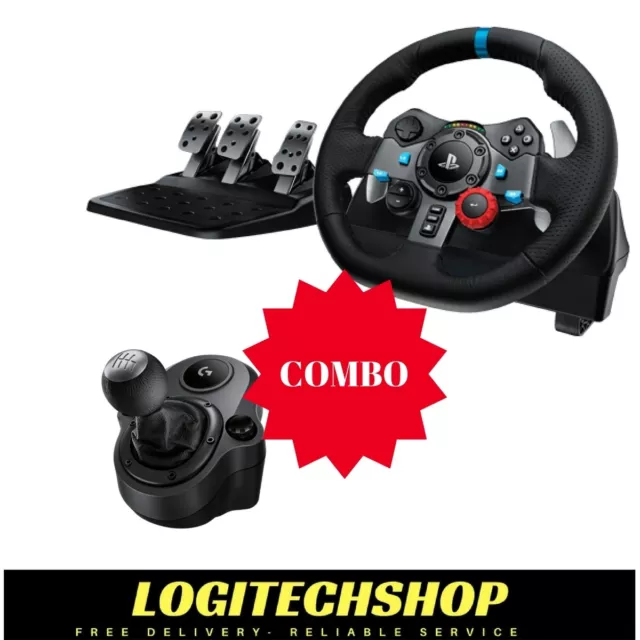 Logitech G29 Driving Force Wheel For PS3 / PS4 & PC + SHIFTER (Free Postage)